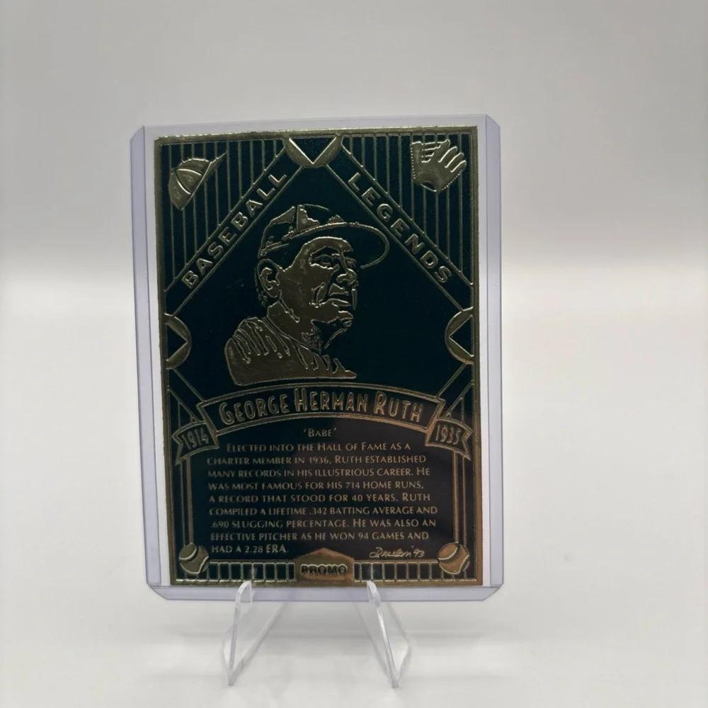 1993 Legendary Foils Baseball Legends George Herman 